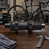 12x142 Rear Bike Hub with Sealed Bearings 54T Ratchet Rear Bike Hub Black Anodized 24-Hole for Gravel Riding