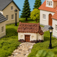 miniature house figurines
