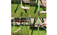 Adjustable Tripod Sprinkler Wide Coverage Extendable Sprinkler Head