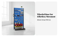 Rolling Tool Organizer Cart Multifunctional Rolling Tool Cart Large Capacity Heavy Duty Workshop Trolley for Craftsmen, Mechanics, Garage, Warehouse