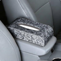 Cute Design Car Tissue Box Non-Slip Car Tissue Holder Decorative Vehicle Add-on Easy to Grab for Middle Console