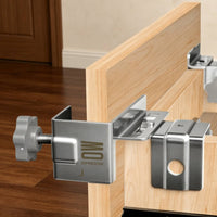 Drawer Panel Clamp Stainless Metal Side Mount Drawer Clamp Carpentry for Woodworkers, Carpenters, Cabinet Making, Furniture Assembly, Wood Shop