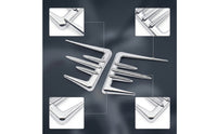 Storage Compartment Trim Chrome Motorcycle Trim Pieces Aftermarket for Long-Distance Bike Owners
