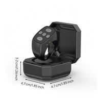 Rechargeable Phone Controller Control with Charging Case Wearable Bluetooth Finger-Worn Controller Compact Wireless Scroller Multi-Function for Creators