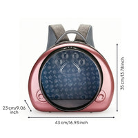 Cat Carrier Backpack with Transparent Window Portable for Walks