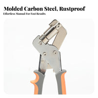Portable Tarpaulin Eyelet Setter Long-Lasting Steel Body Manual Grommet Press Ergonomic Design for Sign Creator S, Workshop, Home Repair