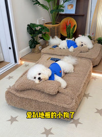 腊肠狗宠物狗窝冬加厚保暖小狗狗睡垫猫咪睡觉用猫窝垫子宠物用床