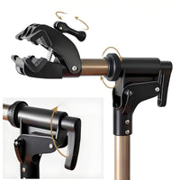 Adjustable Bike Repair Stand Aluminum Alloy Cycle Repair Stand Stable Base 360 Degree Rotating Clamp for Cyclists, Indoor