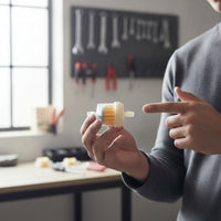 5 Pieces Fuel Filter with Transparent Shell Translucent Heater Fuel Filter Long-Lasting High Quality