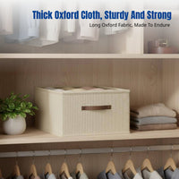 Storage Box for Clothes, Large Capacity Drawer Organizer, Oxford Fabric, Wardrobe Divider, Home Use