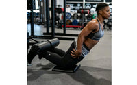Squat Rack Leg Roller Heavy-Duty Gym Rack Attachment with Foam Rollers Padded Leg Roller Attachment for Weightlifters, Athletes, Strength Training