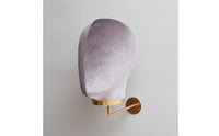 Wall Mannequin Head Soft Mannequin Head Stable Display Form for Salons, Dressing Room, Closet Organization