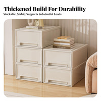 Stackable Drawer Box Space-Saving Stackable Pull-slide-out Drawer Freely Combinable