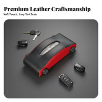 Luxury Feel Car Tissue Holder Easy Reach Armrest Tissue Container Effortless Dispensing for Children, Center Console, Back Seat, Dashboard