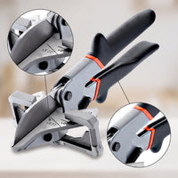 Adjustable Trim Cutter with Angle Guide Accurate Miter Shears Comfortable Grip Multi Angle Cutter Precision for Diyers, Carpenters, Electricians, Home Improvement, Woodworking, Workshop