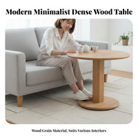Modern Minimalist design Round elevatingTop Table Multi-Functional Household Furniture small-scale Size Space-Saving Footprint for Apartment Dwellers, Families with Children, Remote Workers, Living Room, Small Spaces, Home Office, Bedroom