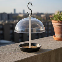 Dome Bird Feeder Weatherproof Hanging Bird Feeder Squirrel Resistant Garden Supply for Backyard