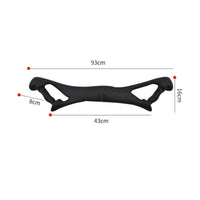 Multi-Position Pull down Handle Upper Body Training Lat Pulldown Attachment Construction Rowing Bar Attachment for Bodybuilders