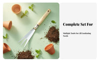Garden Tool Stainless Steel Compact Trowel Portable Small Gardening Tools for Beginners, Kids