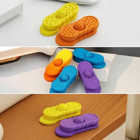4 Pieces Tactile Silicone Fidget Toy Handheld Sensory Fidget Toy Pocket-Sized Quiet Fidgets Portable for Classroom