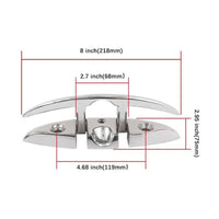 316 Stainless Steel Folding Boat Cleat Retractable Dock Cleat for Yacht, Kayak