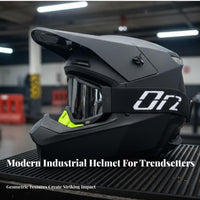 Full Face Rough Terrain Helmet Shell Motocross Helmet Shock Orption Guarding Headwear for Mountain Bikers, Go-Kart Racers, Trail Riding