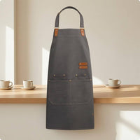 Waterproof Work Apron Utility Pockets Anti-Splash Apron Safeguarding Clothing Front Pocket Workwear Water Repellent