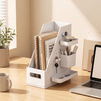 Desktop Organizer with Pegboard Space-Saving Desk Shelf with Pegboard Desktop Organizer Shelf Compact for Students, Study Desks