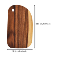 Food Grade Acacia Serving Board Sturdy Serving Board with Hanging Hole Flat Stable for Kitchen
