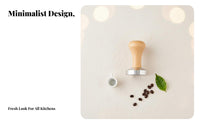 Ergonomic Handle Coffee Tamper Heavy Duty Espresso Tamper Food Grade Material for Baristas, Cafe