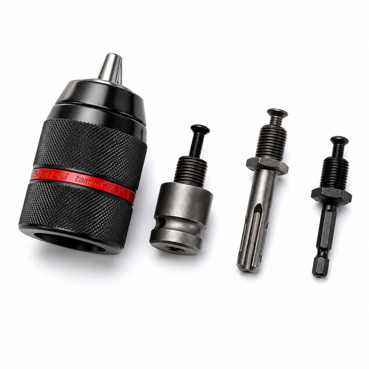 Self-Locking Drill Chuck Knurled Self-Locking Sturdy chuckDuty Tool for Machinists