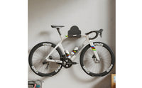 Easy to Install Wall-Mounted Cycle Bracket with Shelf Indoor Cycle Storage Bracket Heavy-Duty Bike Wall Hanger Secure for Apartment