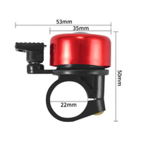 Easy to Install Mountain Bike Bell Clear Sound Cycle Bell Colorful Finish for Cycling
