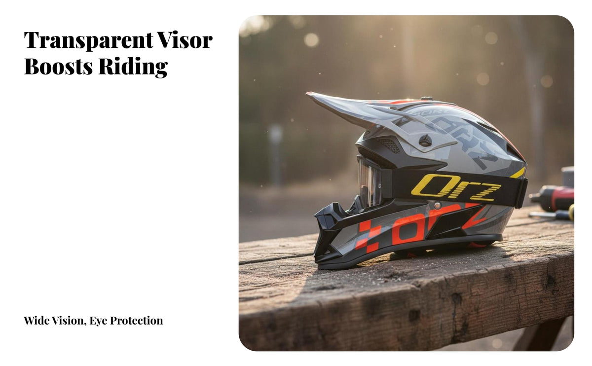 Full-Coverage Motocross Helmet High-Strength Shell Full Face Motocross Helmet Impact Resistant Action Sports Headwear for Men, Women