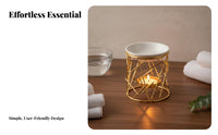 Tealight Oil Burner Decorative Piece Tealight Oil Dispenser Fragrance Dispenser Easy to Clean for Spa, Living Room