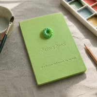 Mini Macaron Sketchbook with 3D Embellishments