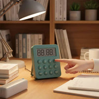 Count Increase & Decrease Function Digital Study Timer Multiple Placement Options Study Timer Tabletop Stand Easy to Use for Students, Kids, Studying, Baking, Cooking, Classroom