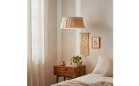 Cotton Rope Lamp Artisanal Pattern Soft Shadows for Cafe