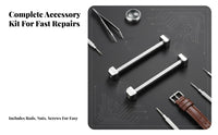 2 Pieces Watch Band Screw Pin Long-Lasting Watch Band Screw Pins DIY Repair Various Sizes Assortment