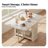 Space-Saving transformable Dining Console Sintered Stthree-in-one Top Household Furniture Multi-Functional Storage Cabinet scuffResistant for Apartment Dwellers, Homeowners, Interior Designers, Small Apartments, Kitchen, Living Room