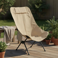 Long-Lasting Moon Chair Replacement Canvas Sturdy Folding Camp Chair Seat Material Tear-Resistant Outdoor Furniture Accessory Heavy Duty for Campers, Anglers, Fishing, Camping, Beach, Patio