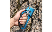 Left-Hand Ascender Corrosion-Resistant Left Hand Ascender Rope Clamp with Pulley Long-Lasting Gear Heavy-Duty for Climbers