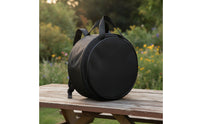 Padded Drum Backpack Round Drum Bag with Shoulder Straps Hands-Hands-Free Case Safeguarding for Drummers, Gigs, Rehearsals