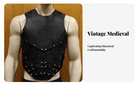 Single Pauldron Harness Medieval and design Shoulder protective gear Nordic raider Inspired for guys