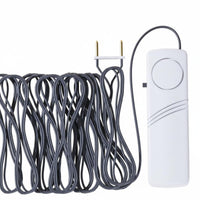 Sensitive Sensor Overflow Alarm Double Detection Water Level Alarm Long Standby Time Low Water Level Warning Easy Installation for Bathroom, Aquarium, Basement, Warehouse