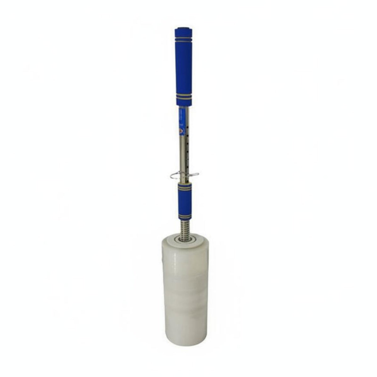 Long Handle Stretch Wrap Dispenser Easy to Use Manual Stretch Wrap Dispenser Labor-Saving Telescopic Film for Logistics Personnel