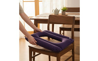 Air-Filled Seat Support Easy to Inflate Inflatable Seat Cushion Even Weight Distribution Pressure Relief Pad for Bedridden Patients, Elderly