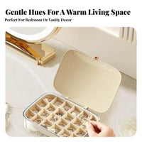 Multicompartment Trinket Holder Elegant Design Jewelry Box dirt-proofguard for Teenagers