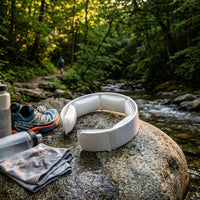 Phase Change Material Cooling Cooling Neck Band Reusable Wearable Ice Collar No-Electricity Cooling Collar Segmented for Everyday Heat Relief