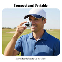 Golf Hat Clip Counter Lightweight Golf Stroke Counter Portable Counting Device for Golfers, Beginners, Driving Range, Tournaments